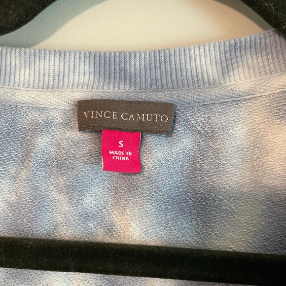 Vince Camuto Tie-Dye Blue Cloud Sweatshirt - Picture 4 of 7